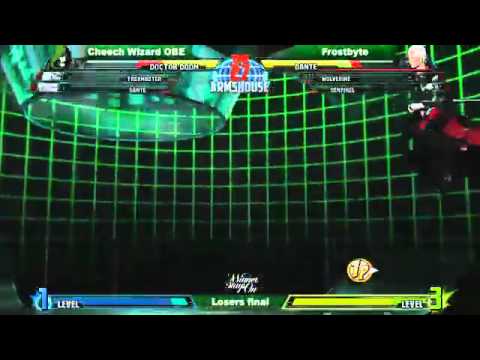 Marvel vs Capcom 3 - Losers final Cheech Wizard vs Frostbyte (Winner Stays on Tournament)