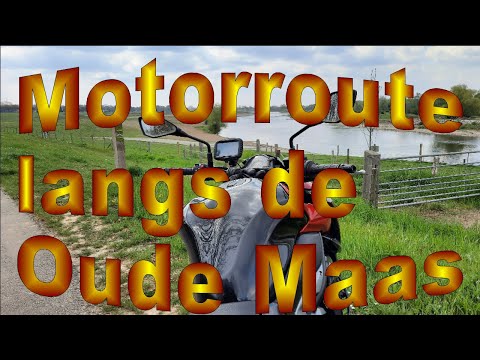 Motorroute langs de oude Maas in Limburg