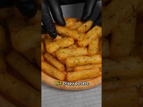 2 ingredient Crispy Potato Sticks by @ALOi23 #shorts