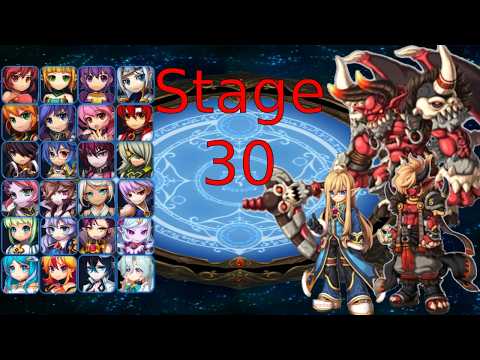 24 Characters | Wizard's Labyrinth Stage 30 | Grand Chase Classic