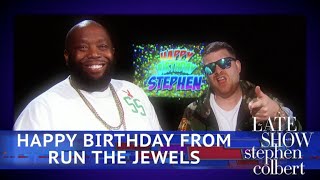 Run The Jewels Sing 'Happy Birthday' To Stephen