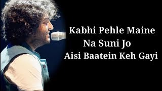 Ishq Mubarak Lyrics | Tum Bin 2 | Arijit Singh - YouTube