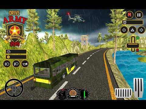 Drive Army Bus Transport Duty Us Soldier 2019- Cool games 2k19 - Android game simulation game free