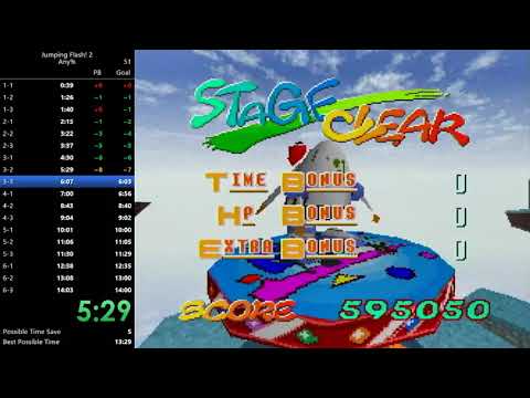 Jumping Flash! 2 Any% Speedrun in 13:46