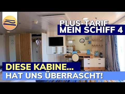 Mein Schiff 4 cabin | Surprise in the Plus fare