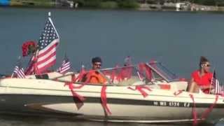 preview picture of video '2012 Independence Day Regatta at Trump Lake in Wisconsin'