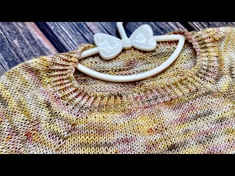 RVO Pullover mit verkürzten Reihen stricken #sonnengeküsstpulli