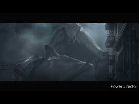 male muto and female muto falls in love full scene HD Godzilla (2014)