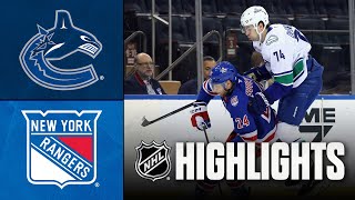 [검증마트]12월18일 뉴욕레인저스 밴쿠버 NHL 하이라이트