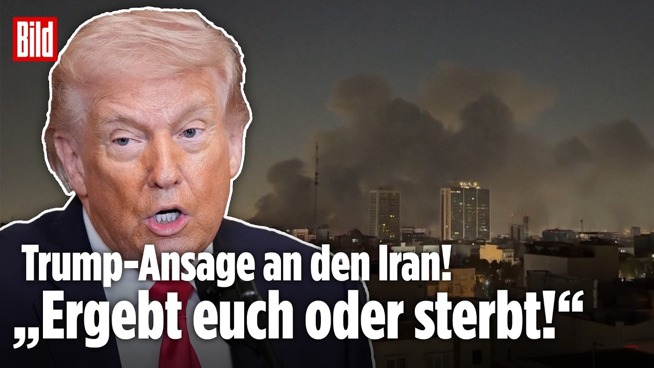 NAHOSTKRIEG: Neue Angriffe! Donald Trump droht Mullahs mit „garantiertem Tod“!