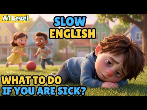 What To Do If You Are Sick? | English Listening Practice For Beginners (A1 - A2 Level)
