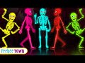 Midnight Magic Five Skeletons Part 1 Spooky Scary Skeleton Songs Teehee Town