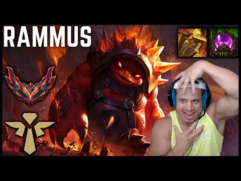 ❄️ Tyler1 ROLLING DOWN BOT LANE FOR LP | Rammus Support Full Gameplay | Season 12 ᴴᴰ