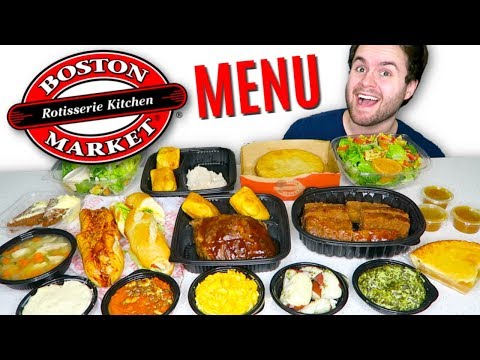 I bought the whole Boston Market menu... literally -...