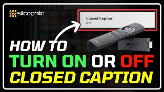 How to Easily Enable or Disable Closed Captions on Your Amazon Fire TV! 📺