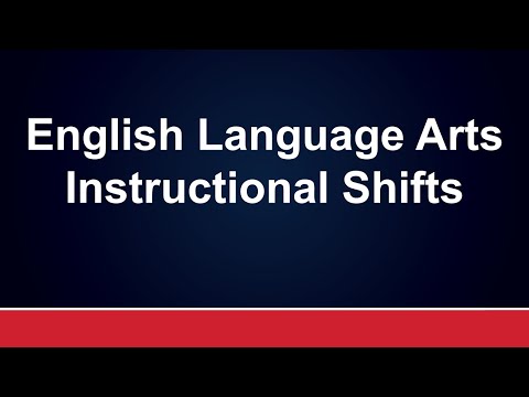 English Language Arts Instructional Shifts