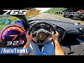 McLaren 765LT 326kmh On AUTOBAHN By AutoTopNL
