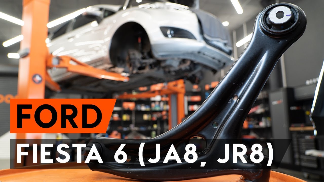 Jak vyměnit přední spodní rameno na Ford Fiesta JA8 – návod k výměně