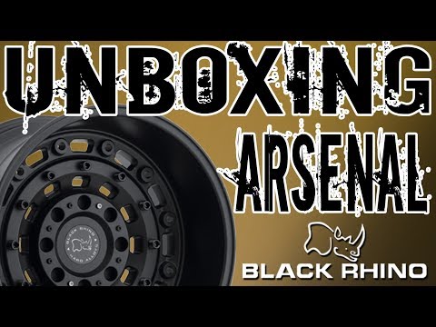 Black Rhino Arsenal 20x9.5 +12 Wheel Rim Unboxing