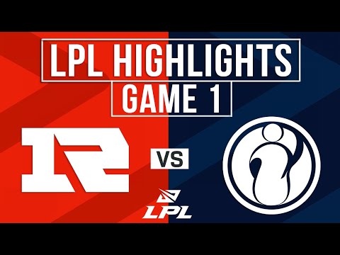 RNG vs IG Highlights Game 1 | LPL 2025 Split 1 | Royal Never Give Up vs Invictus Gaming