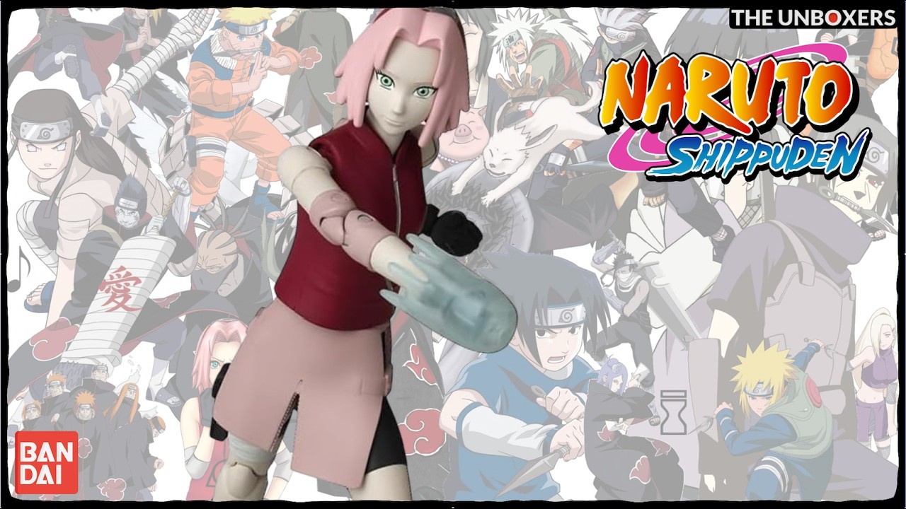 Naruto Shippuden Haruno Sakura Anime Heroes Action Figure by Bandai