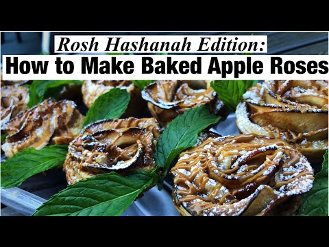 How to Make Baked Apple Roses // Rosh Hashanah// Sonya's Prep