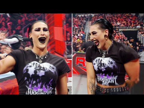 Rhea Ripley is a menace at ringside on Raw