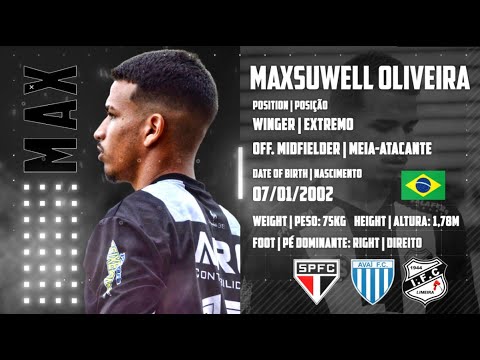 Maxsuwell Oliveira ⚽ Winger | Offensive Midfielder - Extremo | Meia-Atacante ⚽ Highlights 2021