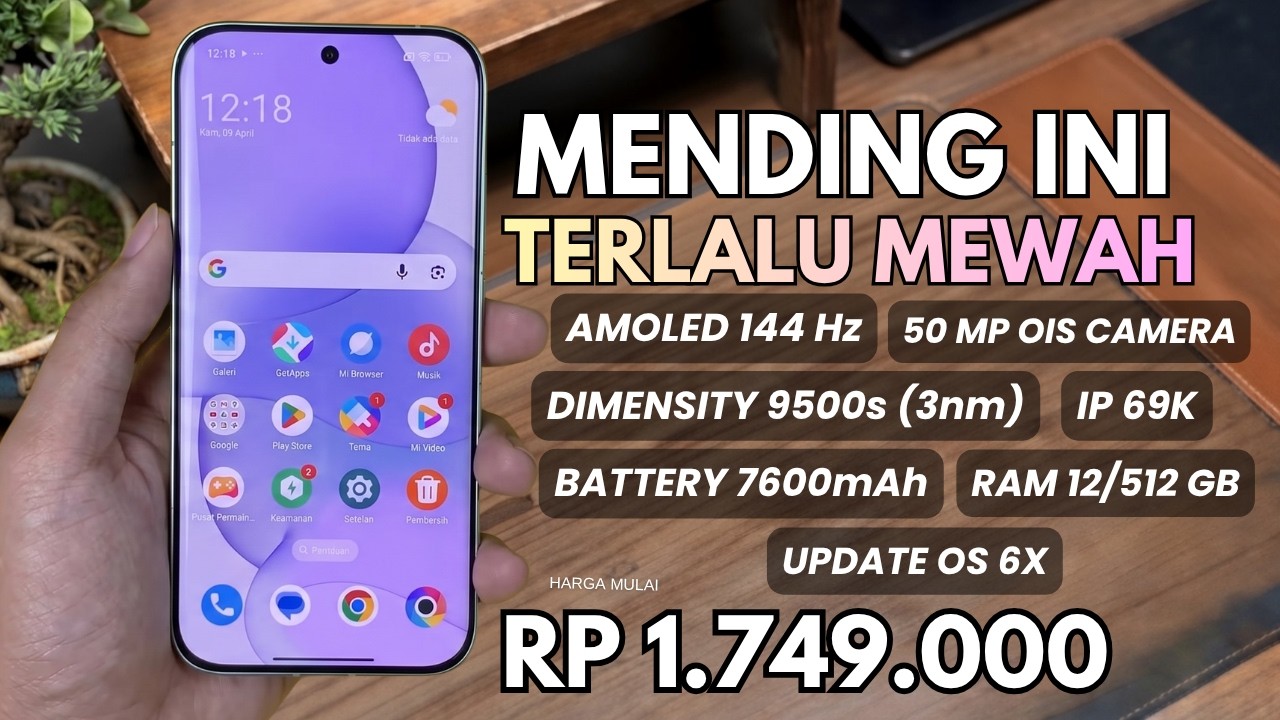 BARU RILIS LANGSUNG LUDES‼️RAM 12/512GB, 7600MAH - HP TERBAIK PALING LARIS APRIL 2026