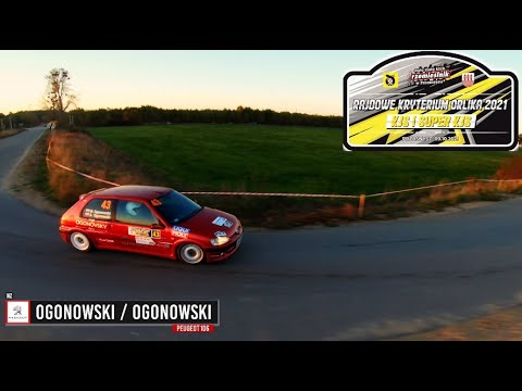 Ogonowski / Ogonowski - Peugeot 106 - Rajdowe Kryterium Orlika 2021