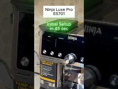 Set Up Ninja Luxe Pro in 45 Seconds ☕ (Model ES701) #NinjaLuxePro #NinjaES701