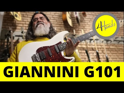 REVIEW E DEMONSTRAÇÃO GUITARRA GIANNINI G101 OLYMPIC WHITE