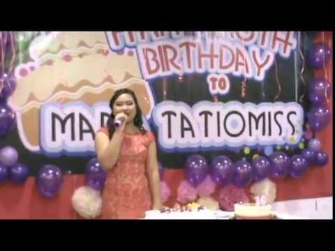 MARIA TATIOMISS 16 BIRTHDAY SONG -  ONDOMO NOH GINAVO DOVOKON