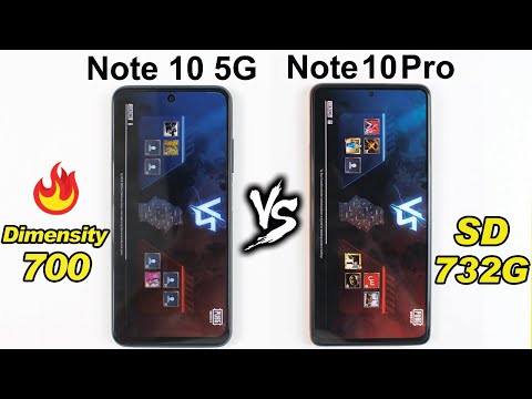 Redmi Note 10 5G vs Redmi Note 10 Pro PUBG MOBILE TEST - Dimensity 700 vs SD 732G Pubg Test 🎮