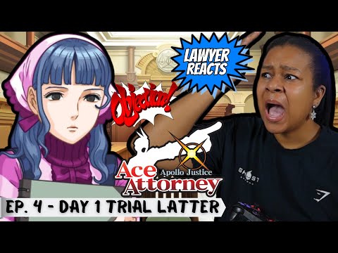 Turnabout Succession Ep 4 Day 1 Trial Latter - Apollo Justice: Ace Attorney | Real Lawyer Reacts