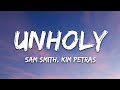 Sam Smith Unholy Lyrics Ft Kim Petras