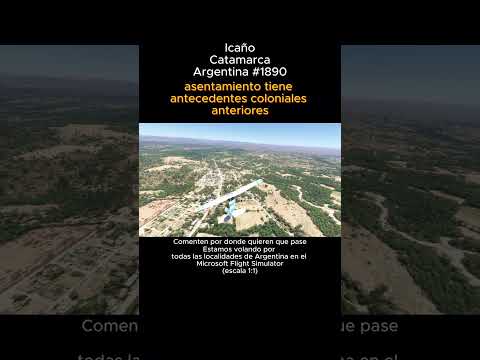 Icaño, Catamarca desde el Microsoft Flight Simulator #icaño #catamarca #argentina #msfs2024