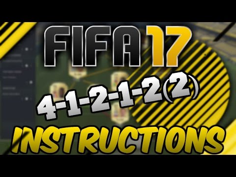4-1-2-1-2(2) INSTRUCTIONS/TACTICS! - FIFA 17 ULTIMATE TEAM
