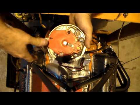 How to install a distributor in a small block chevy the easy way.