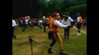 preview picture of video 'weapons demostration at Arundel Castle'