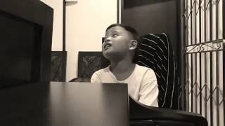 Mike Mohede - Juru Selamatku (Cover by 6 y&#39;o boy, Alvian Tamaka)