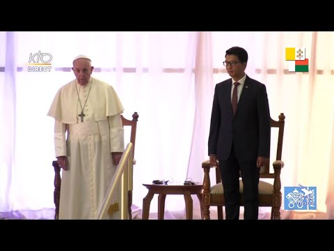 Rencontre du pape François avec les autorités de Madgascar