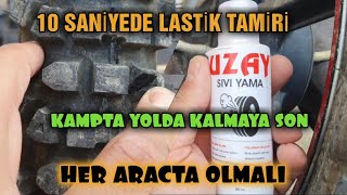 EN KOLAY LASTİK TAMİRİ, YOLDA KALMAYA SON, SIVI YAMA MUCİZESİ