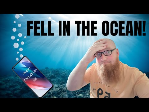 DROPPED PHONE IN THE OCEAN!!! OPPO Find x3 Lite.