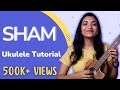 Sham (Aisha) | Easy Hindi Ukulele tutorial | Only 4 Basic Chords