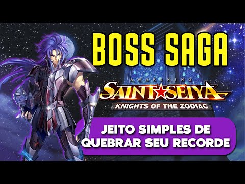 COMO FAZER BOSS SAGA - 12 TEMPLOS DE HADES - SAINT SEIYA AWAKENING