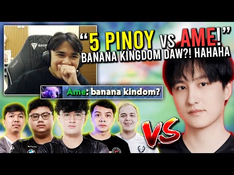 "5 PINOYS vs AME! BANANA KINGDOM DAW?!🤣 - (GABBI CHIP NATSUMI ABAT JOTUN)🤣
