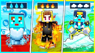 火VS水VS風に生まれた最強の子供を決めるマインクラフト🔥💧☁【まいくら / マインクラフト】