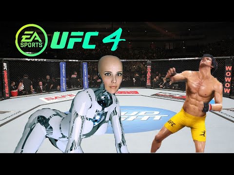 Bruce Lee vs Cyborg Girl EA Sports UFC 4UFC M-1 Zaruba