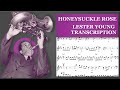 Lester Young – Honeysuckle Rose (Bb) Transcription